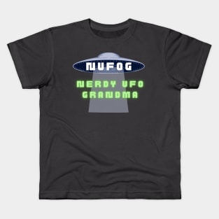 NUFOG - Nerdy UFO Grandma Kids T-Shirt